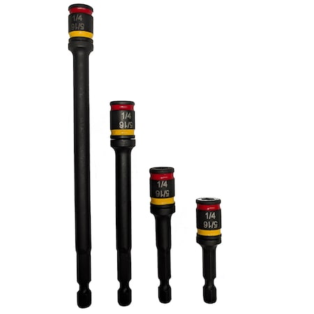 Malco MALCOMBO4 Combo Kit of 4 Reversible Drivers, Black MALCOMBO4